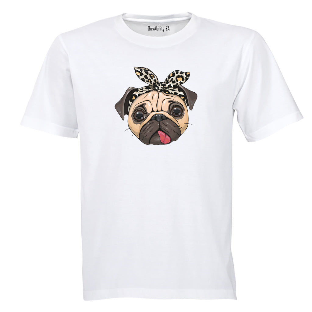 Headband Pug - Kids T-Shirt