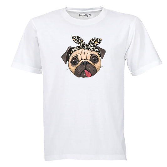 Headband Pug - Kids T-Shirt