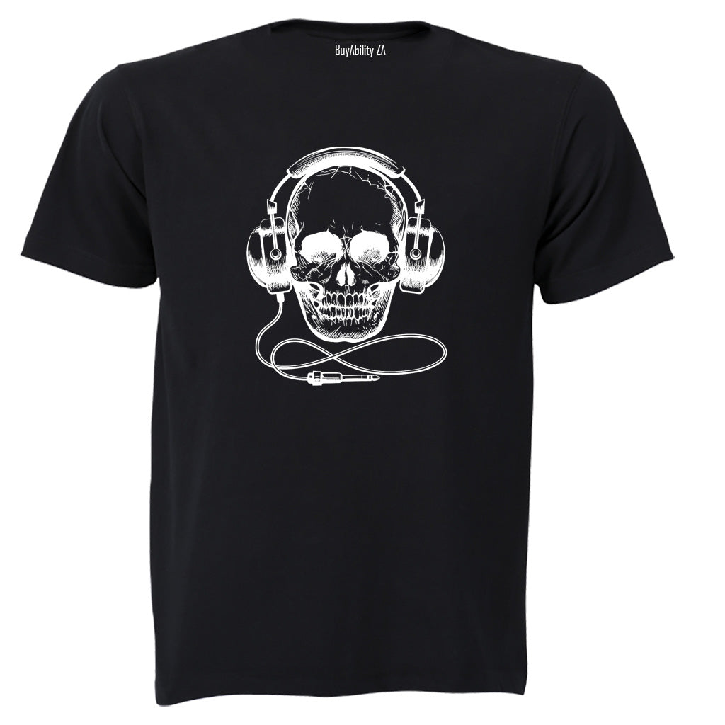 Headphone Skull - Adults - T-Shirt