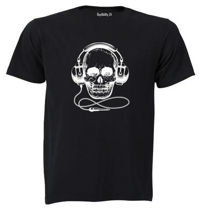 Headphone Skull - Adults - T-Shirt