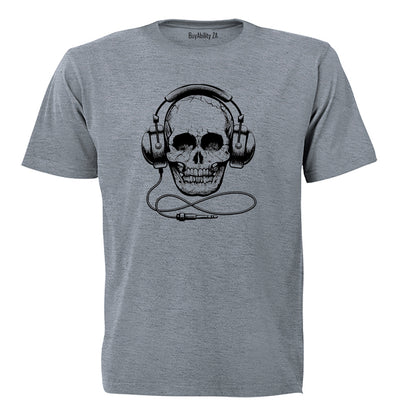 Headphone Skull - Adults - T-Shirt