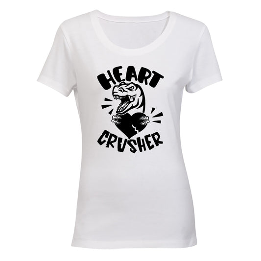 Heart Crusher - Dino Valentine - Ladies - T-Shirt - BuyAbility South Africa