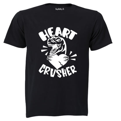 Heart Crusher - Dino Valentine - Kids T-Shirt