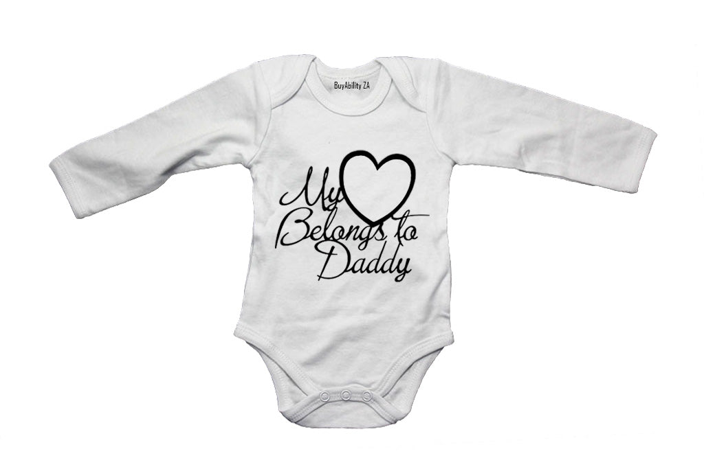 Heart Belongs To Daddy - Baby Grow