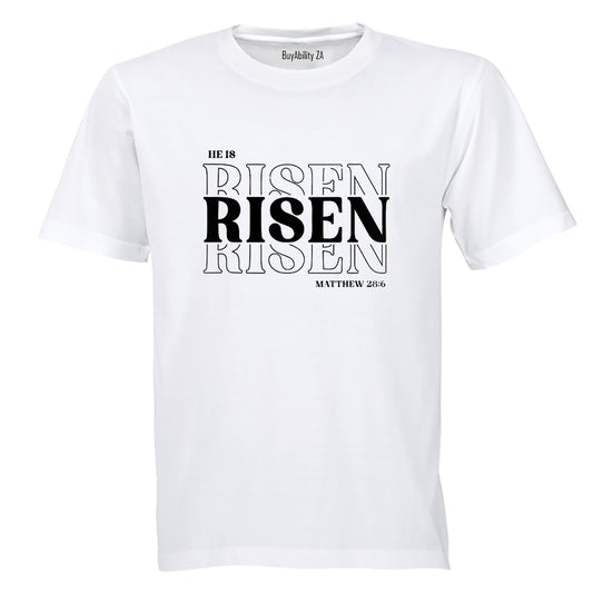 He Is Risen - Adults - T-Shirt