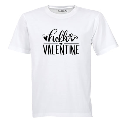 Hello - Valentine - Adults - T-Shirt
