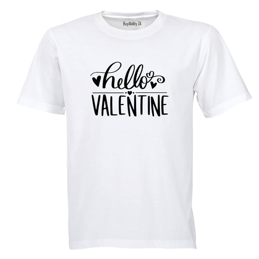 Hello - Valentine - Adults - T-Shirt