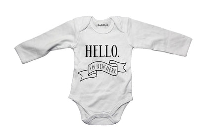 Hello - I'm New Here - Baby Grow