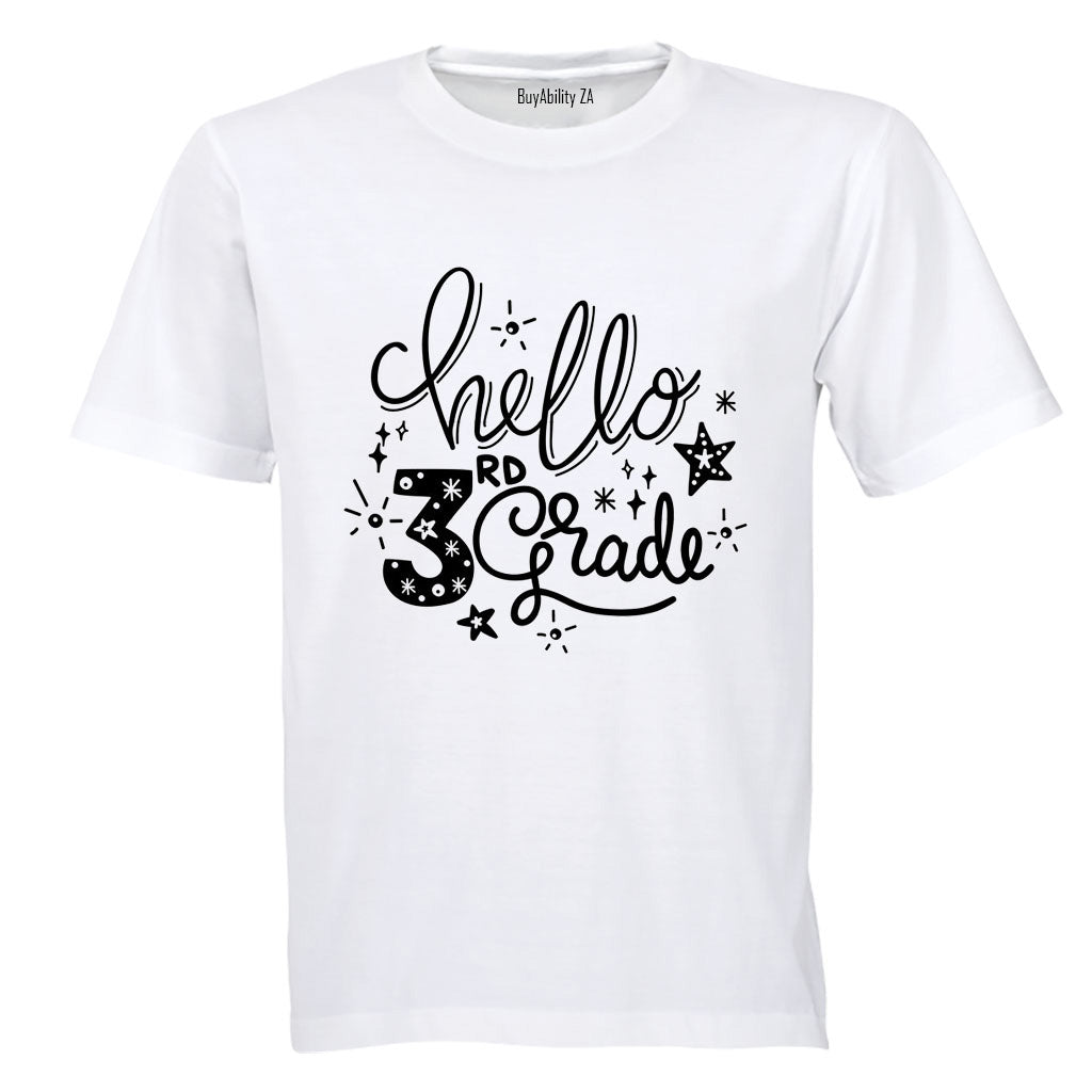 Hello 3rd Grade - Kids T-Shirt