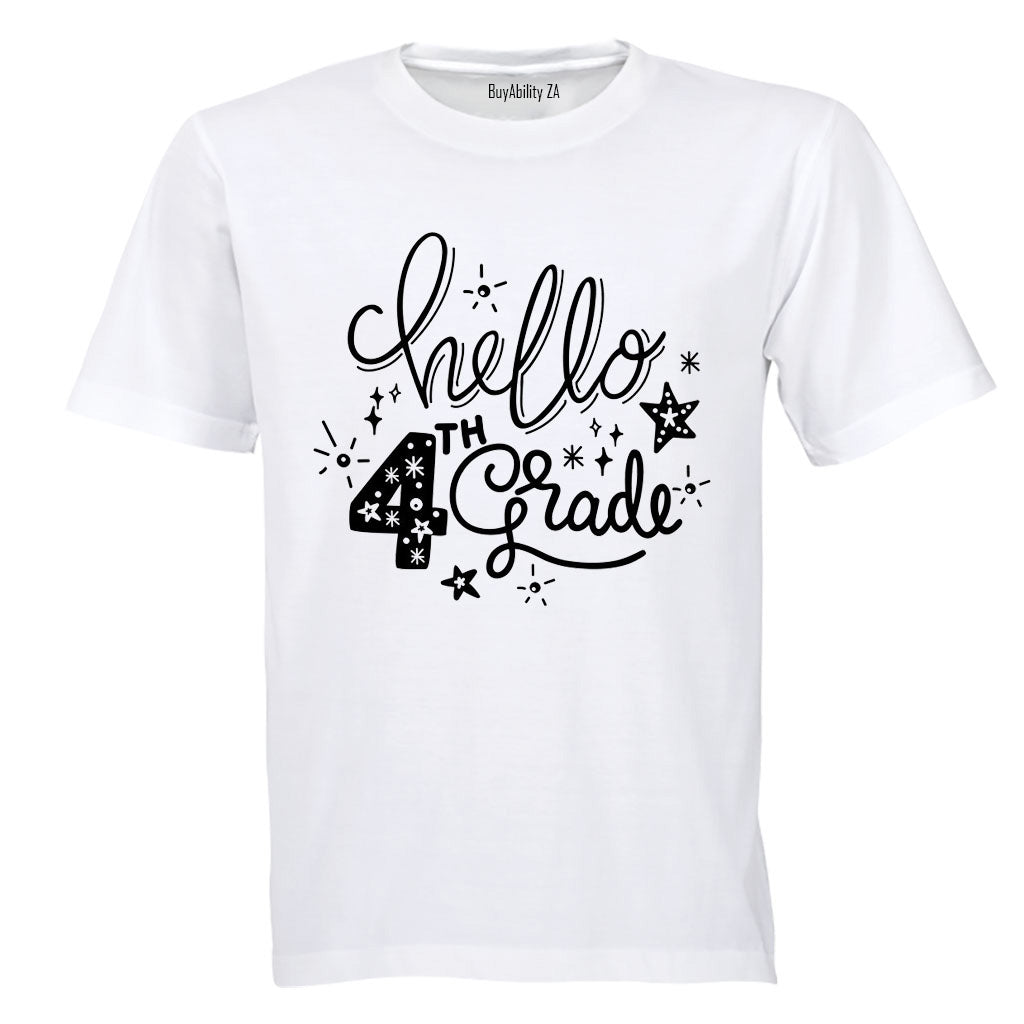 Hello 4th Grade - Kids T-Shirt