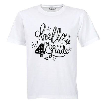 Hello 4th Grade - Kids T-Shirt