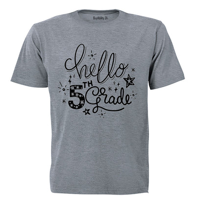 Hello 5th Grade - Stars - Kids T-Shirt