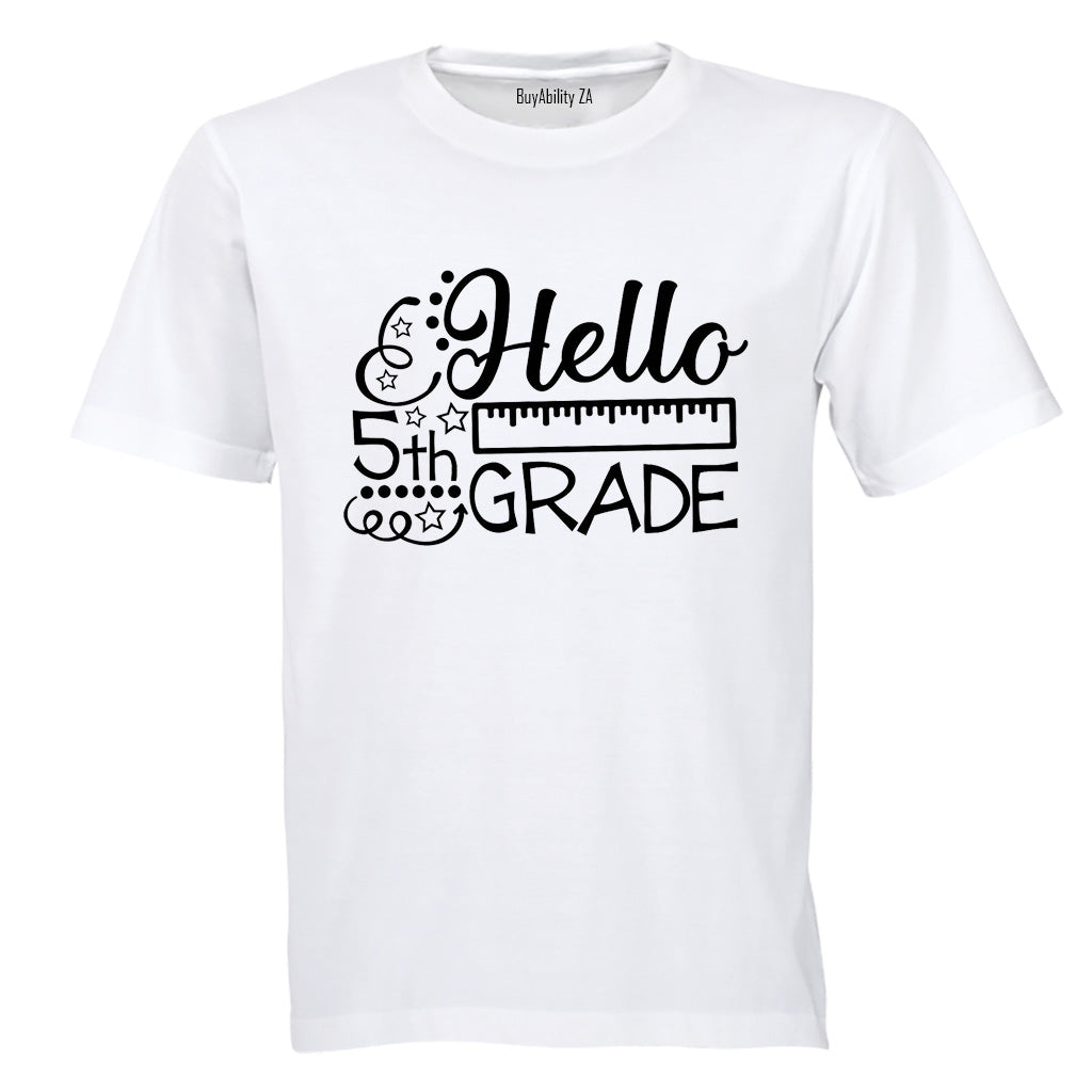 Hello 5th Grade - Kids T-Shirt