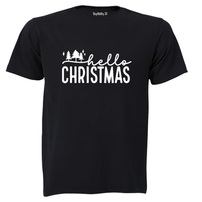 Hello Christmas - Trees - Adults - T-Shirt
