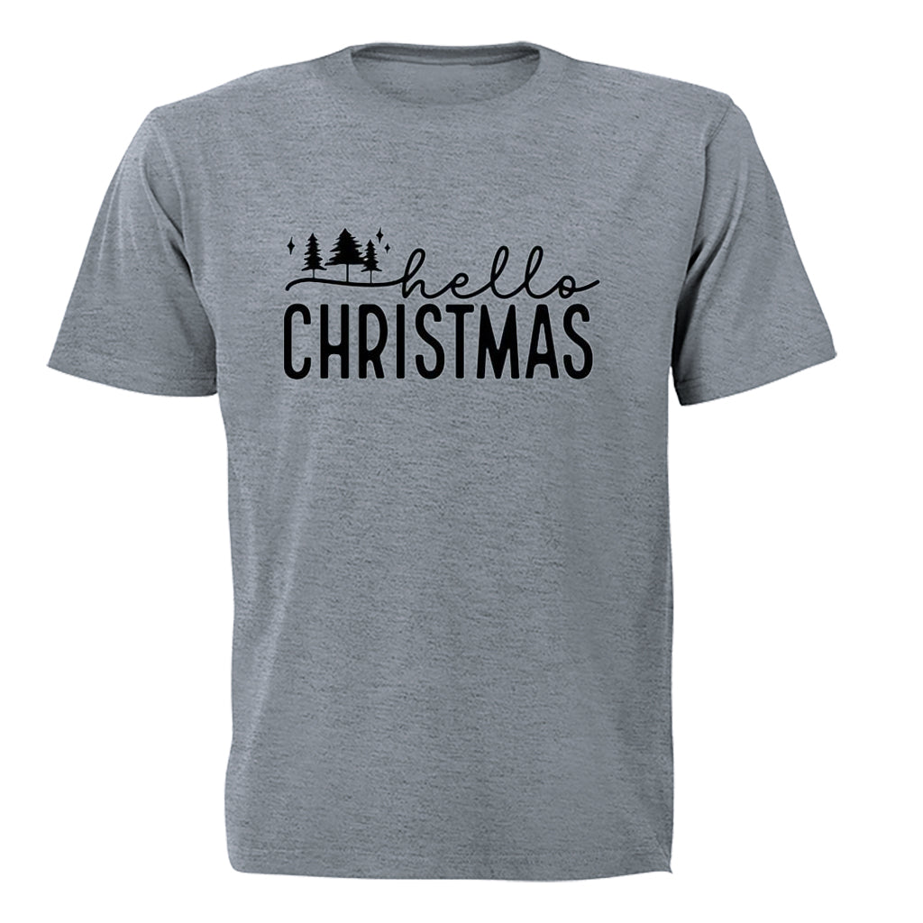 Hello Christmas - Trees - Adults - T-Shirt - BuyAbility South Africa