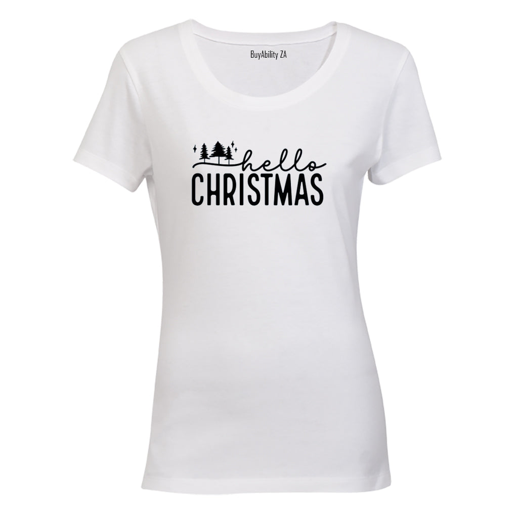 Hello Christmas - Trees - Ladies - T-Shirt