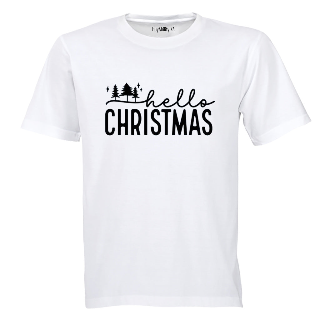 Hello Christmas - Trees - Kids T-Shirt