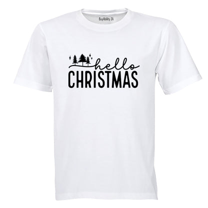 Hello Christmas - Trees - Kids T-Shirt