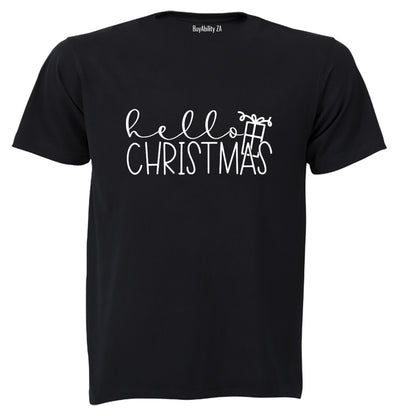 Hello Christmas - Present - Adults - T-Shirt