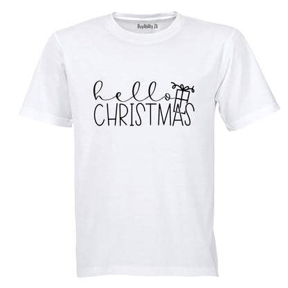 Hello Christmas - Present - Kids T-Shirt