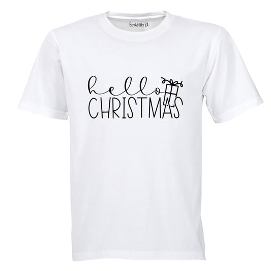 Hello Christmas - Present - Kids T-Shirt
