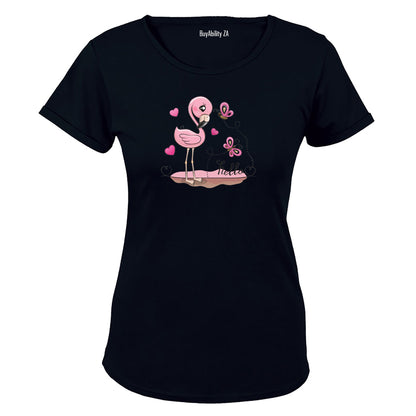 Hello Flamingo - Ladies - T-Shirt