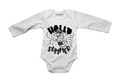Hello Summer - Shark - Baby Grow