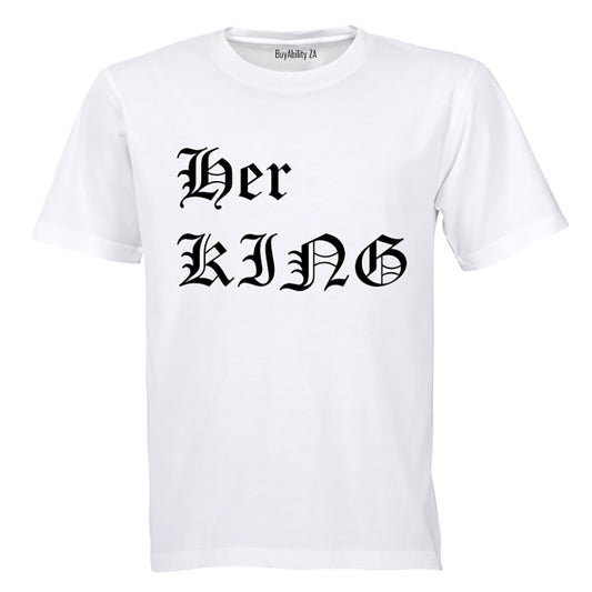 Her King! - Adults - T-Shirt - BuyAbility