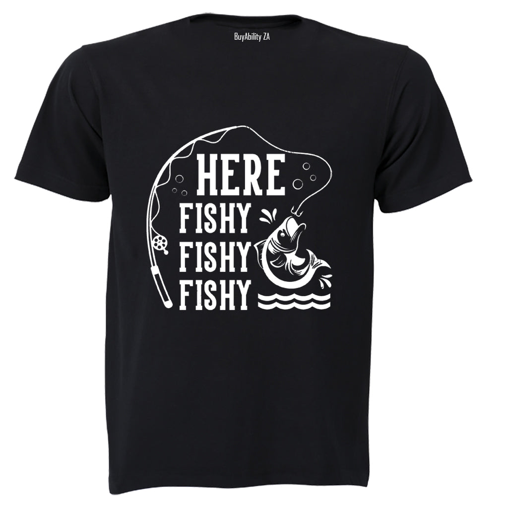 Here Fishy Fishy - Kids T-Shirt