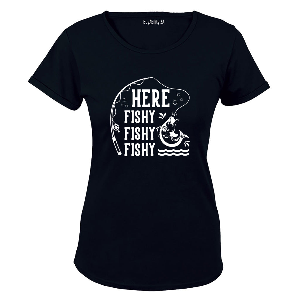 Here Fishy Fishy - Ladies - T-Shirt