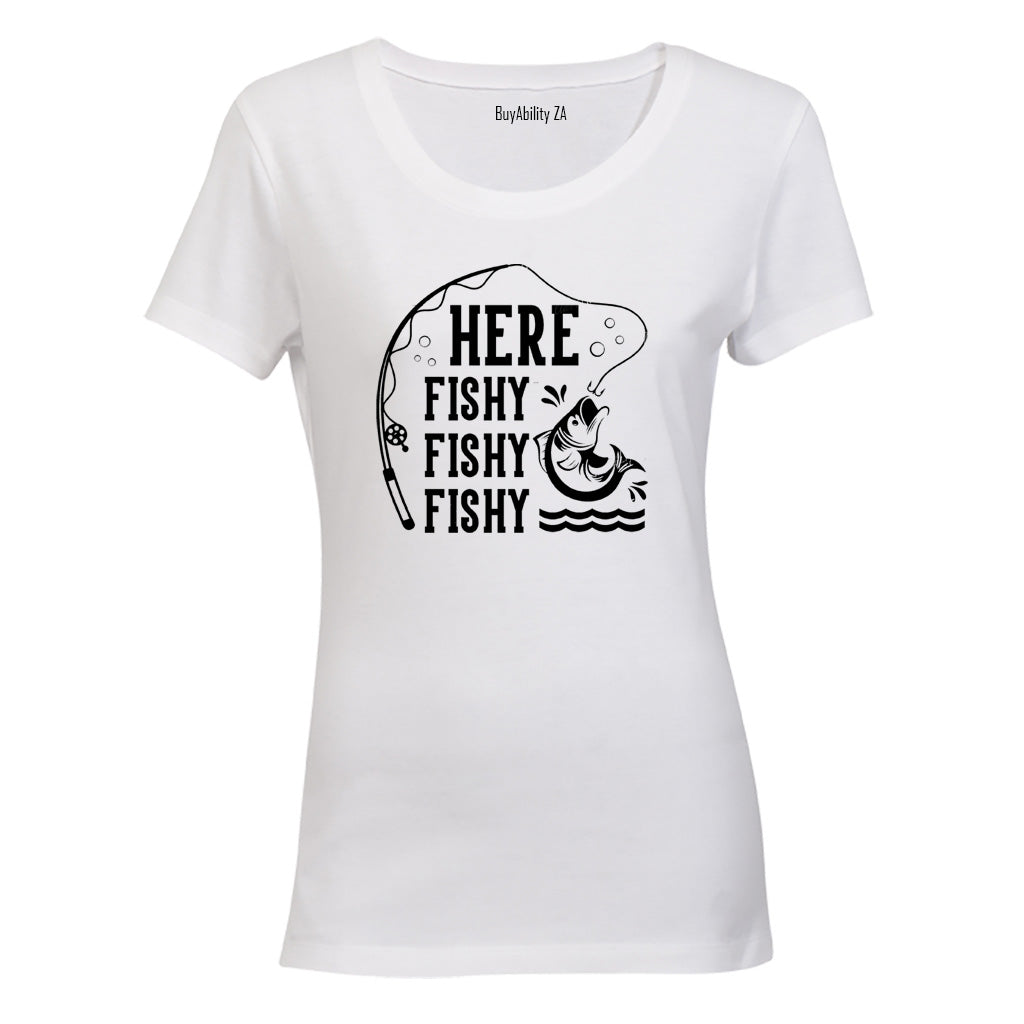 Here Fishy Fishy - Ladies - T-Shirt