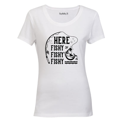 Here Fishy Fishy - Ladies - T-Shirt
