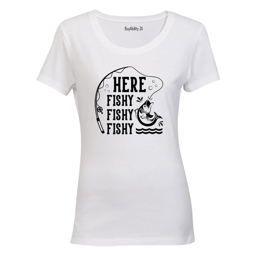 Here Fishy Fishy - Ladies - T-Shirt