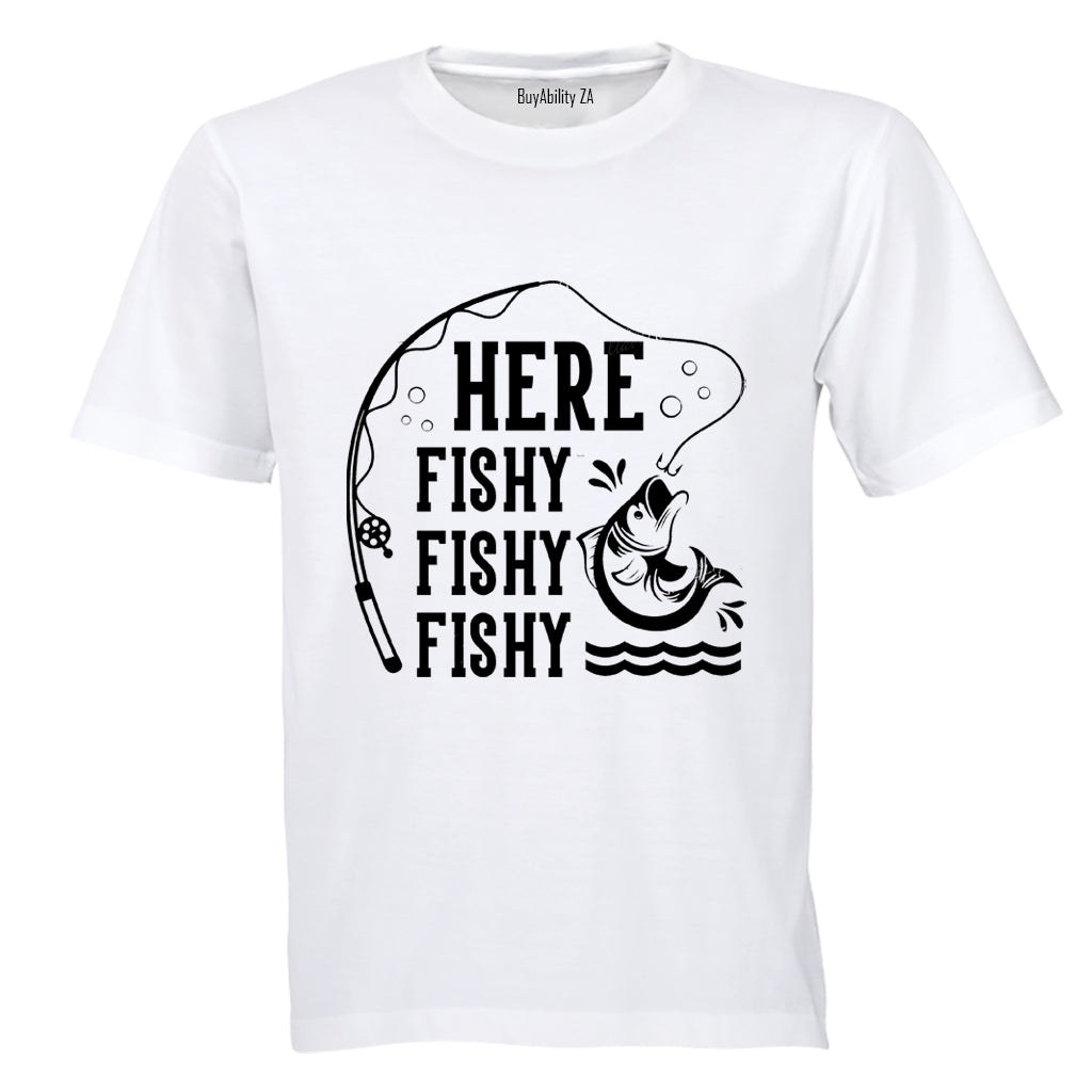 Here Fishy Fishy - Kids T-Shirt