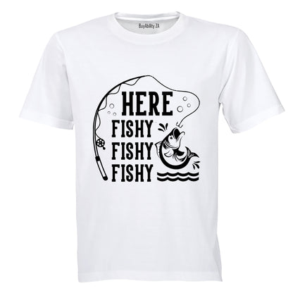 Here Fishy Fishy - Kids T-Shirt