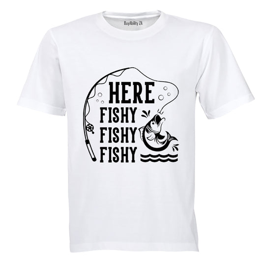 Here Fishy Fishy - Kids T-Shirt