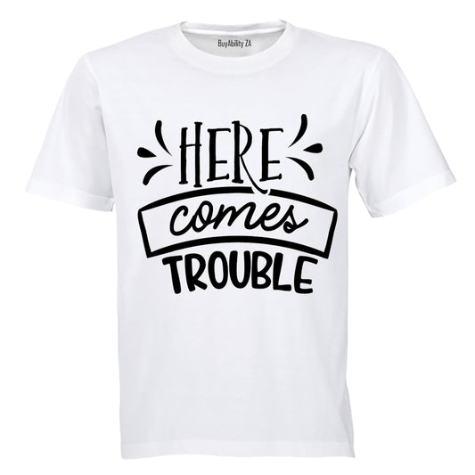 Here Comes Trouble! - Kids T-Shirt