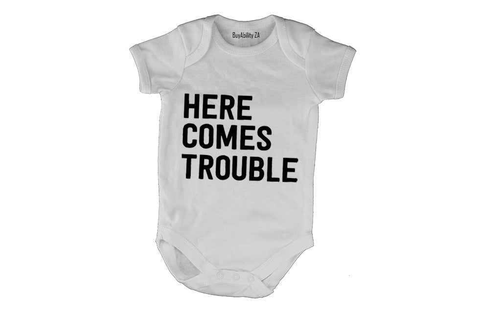Here Comes Trouble - Baby Grow