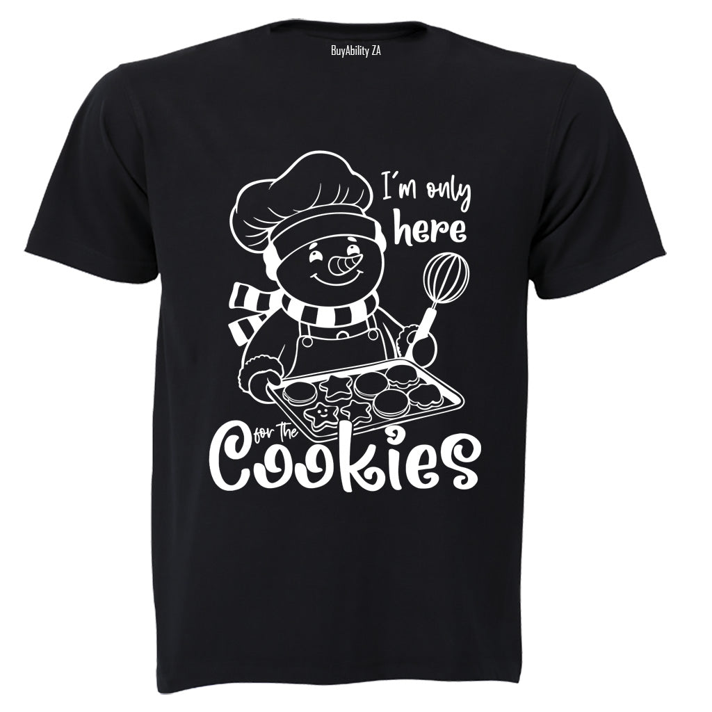 Here For The Christmas Cookies - Kids T-Shirt - BuyAbility South Africa