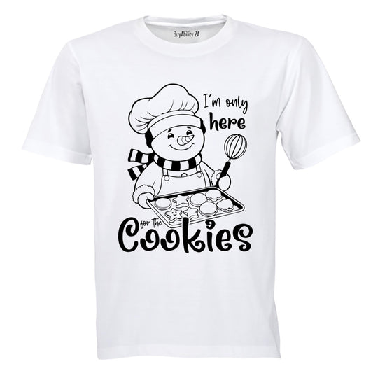 Here For The Christmas Cookies - Kids T-Shirt - BuyAbility South Africa