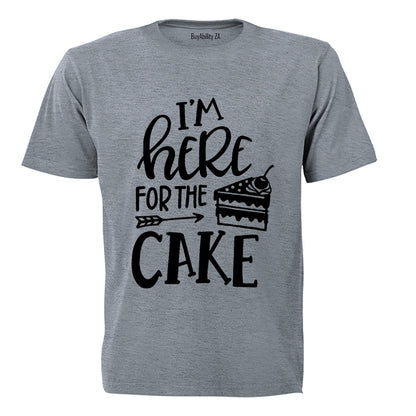 Here for the CAKE - Kids T-Shirt