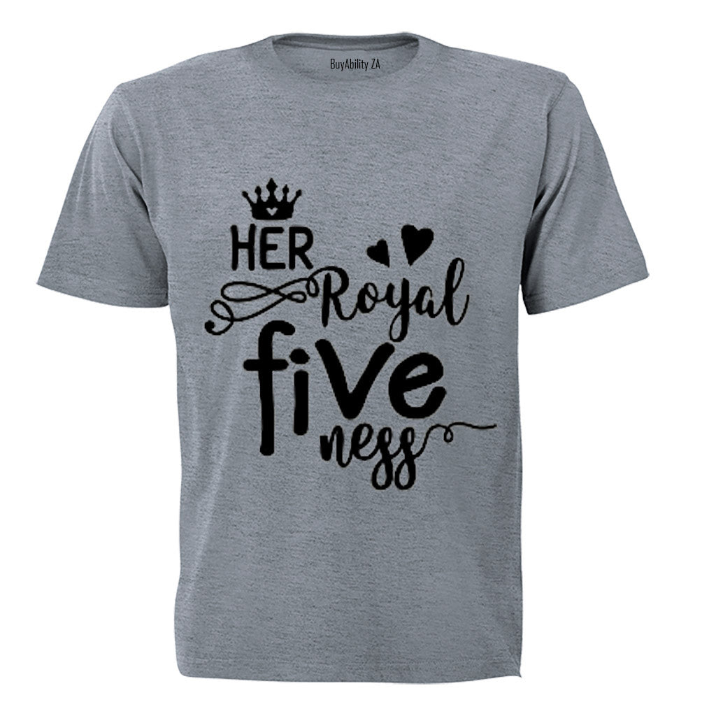 Her Royal FIVE-ness - Kids T-Shirt