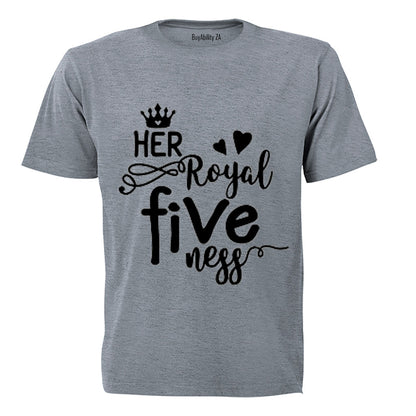 Her Royal FIVE-ness - Kids T-Shirt