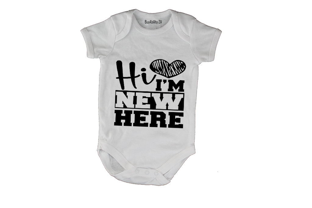Hi, I'm New Here!! - Baby Grow