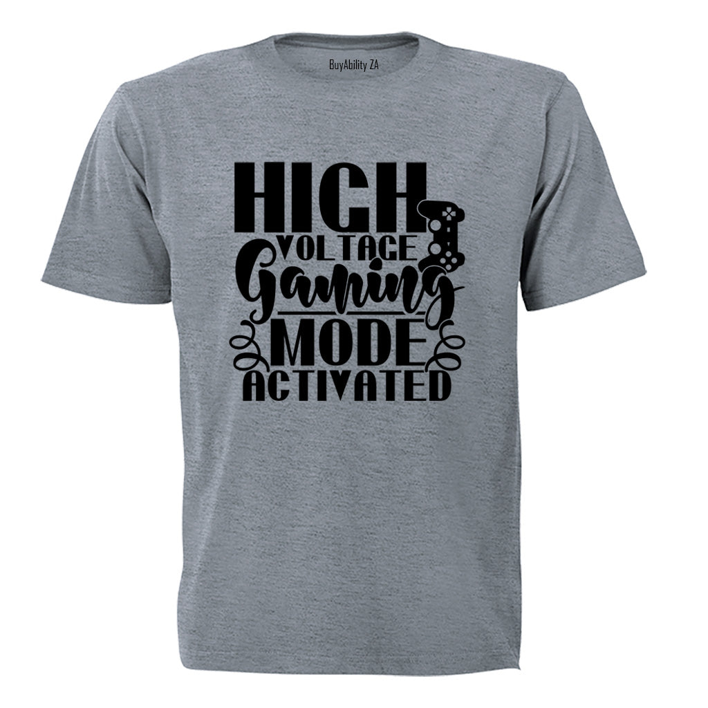 High Voltage Gaming Mode - Adults - T-Shirt - BuyAbility South Africa