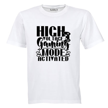 High Voltage Gaming Mode - Adults - T-Shirt - BuyAbility South Africa