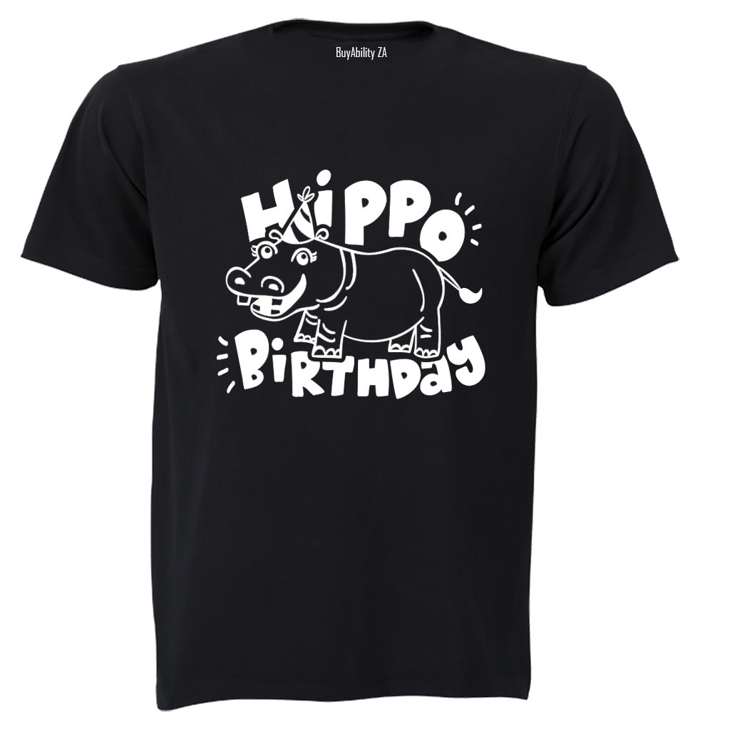 Hippo Birthday - Kids T-Shirt