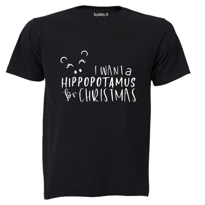 Hippo For Christmas - Kids T-Shirt - BuyAbility