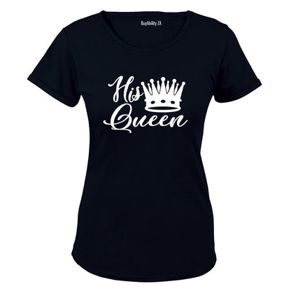 His Queen - Crown - Ladies - T-Shirt