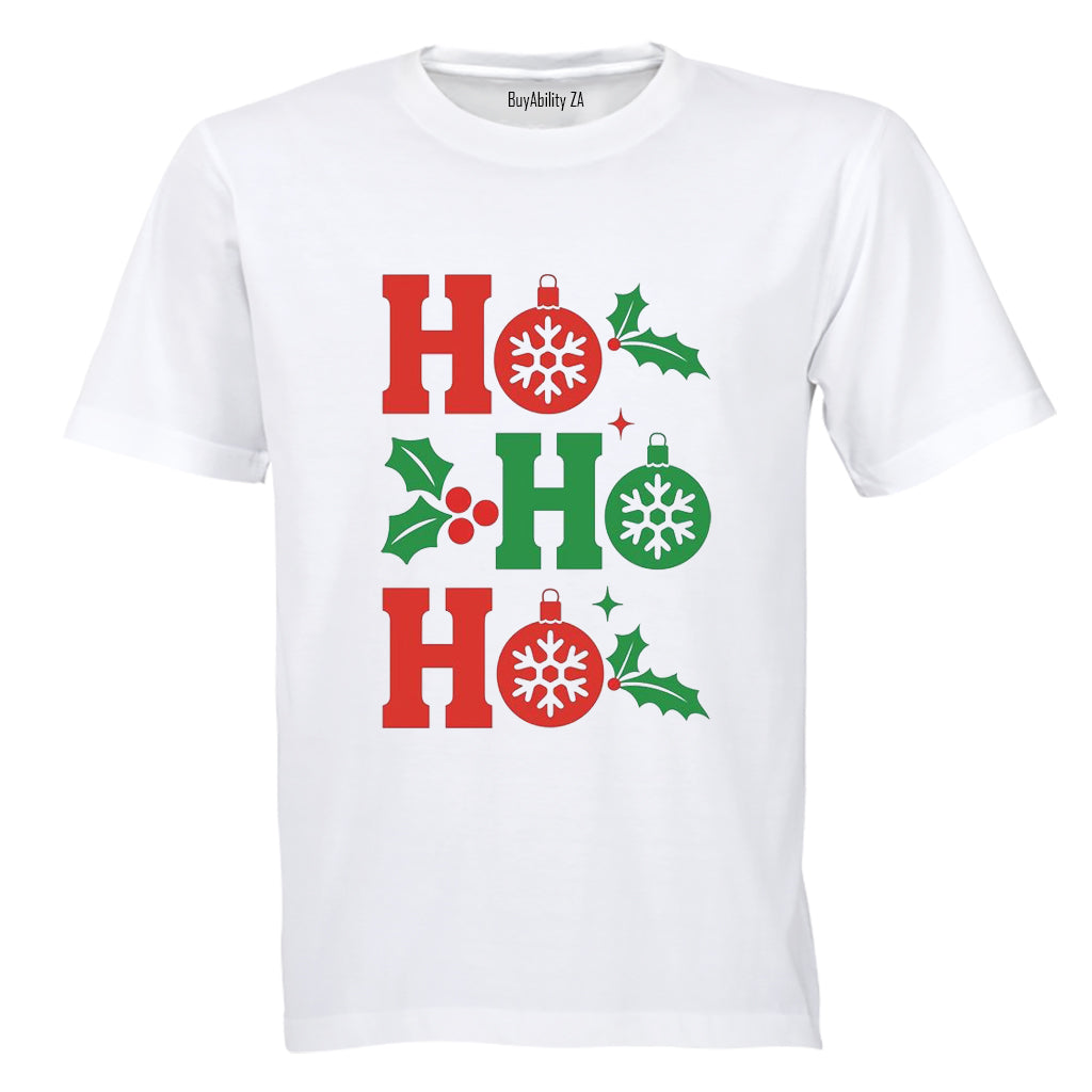 Ho Ho Christmas - Adults - T-Shirt - BuyAbility South Africa